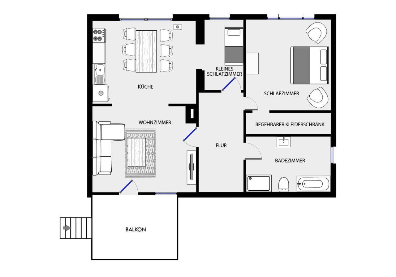 Ferienwohnung Zur Alten Ziegelei Bad Emstal Exteriér fotografie